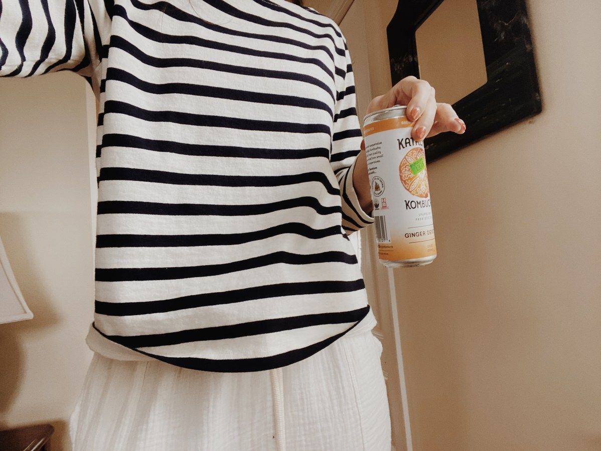 Striped Knit Shift Dress for Coastal Casual Striped Knit Shift Dress for Coastal Casual — Cape Cod Outfits