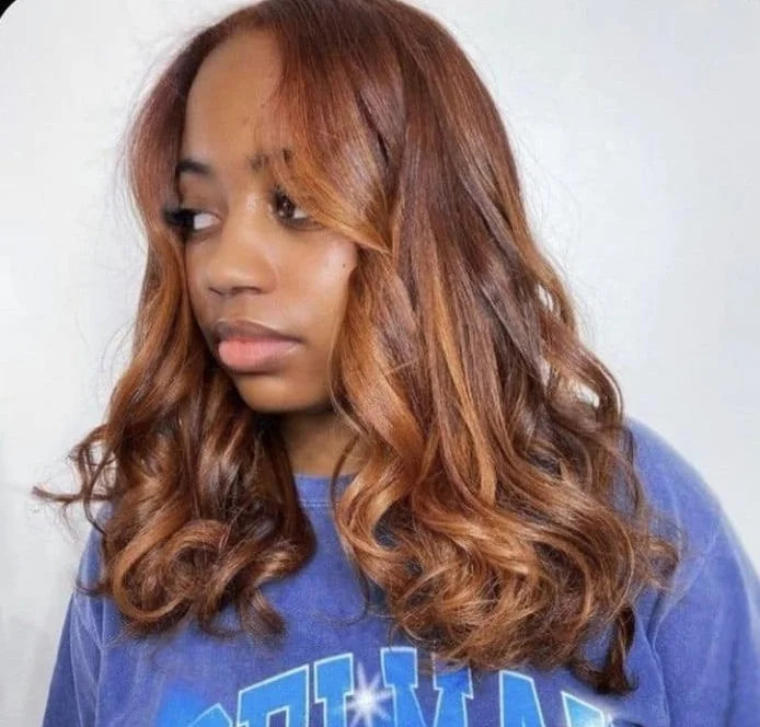 Medium Brown with Caramel Highlights Medium Brown with Caramel Highlights — Highlights on Black Women