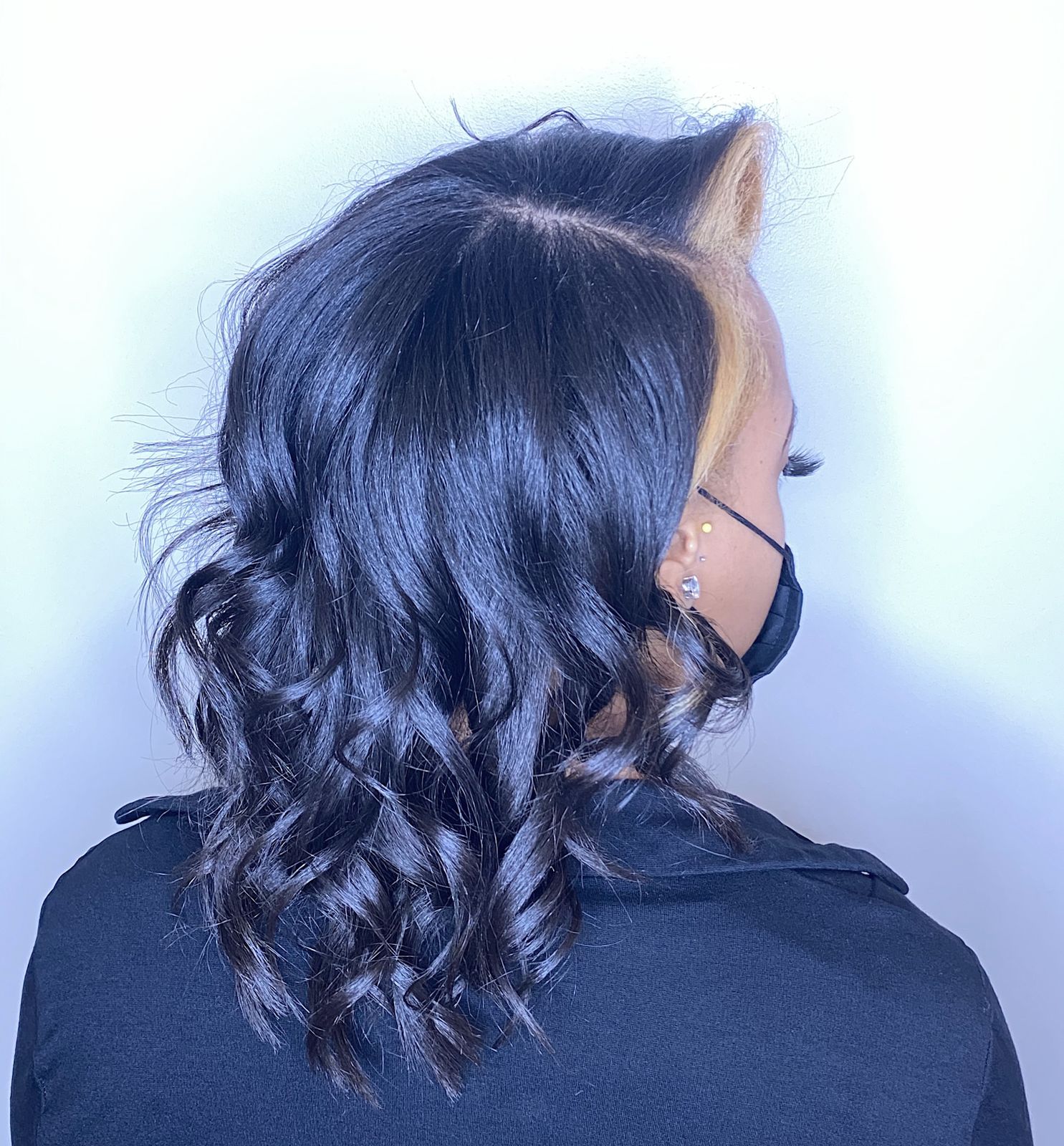 Visual Idea — Close-Up Take Visual Idea — Close-Up Take — Silk Press Curls
