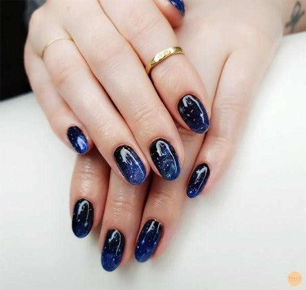 Glossy Visual Idea Glossy Visual Idea — Galaxy Nails