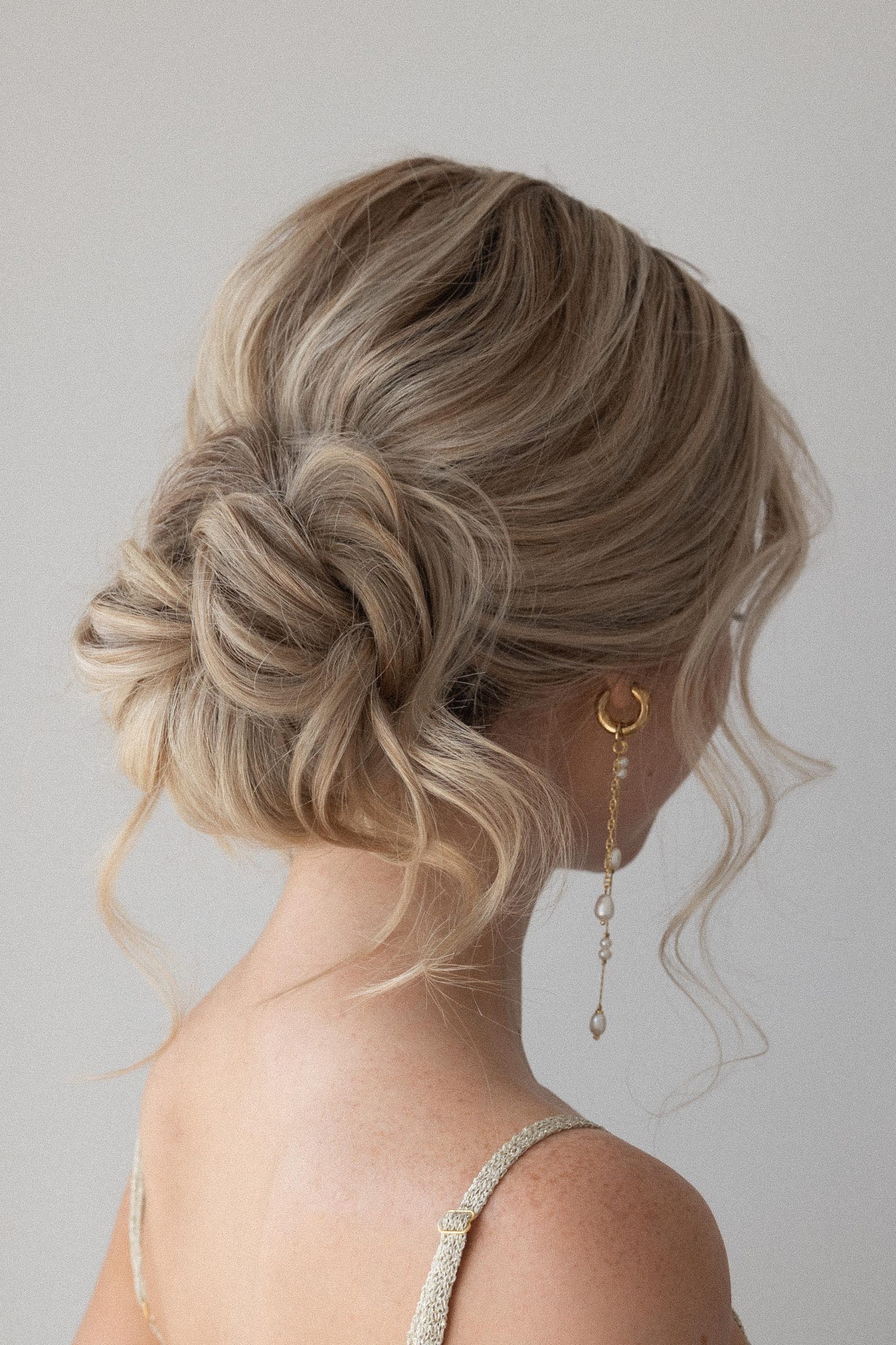 Textured Twisted Low Bun Textured Twisted Low Bun — Easy Updos for Long Hair