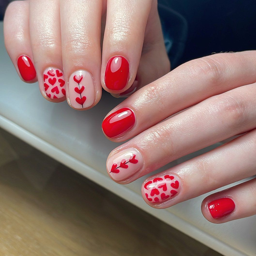Valentine S Day Visual Idea Valentine S Day Visual Idea — Nails for Short Nail Beds