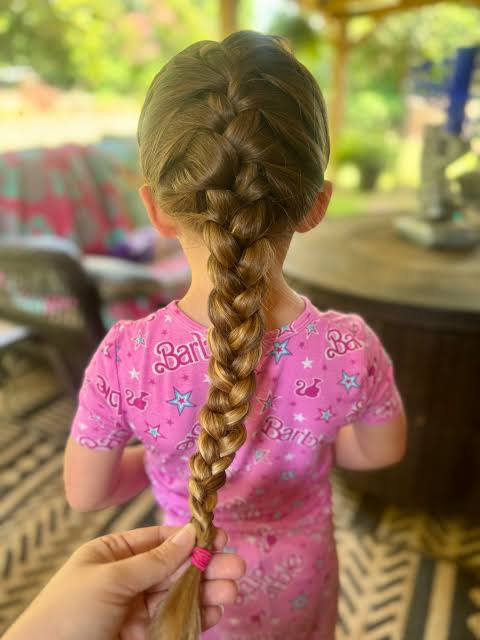 Medium Brown Visual Idea Medium Brown Visual Idea — Little Girl Braids