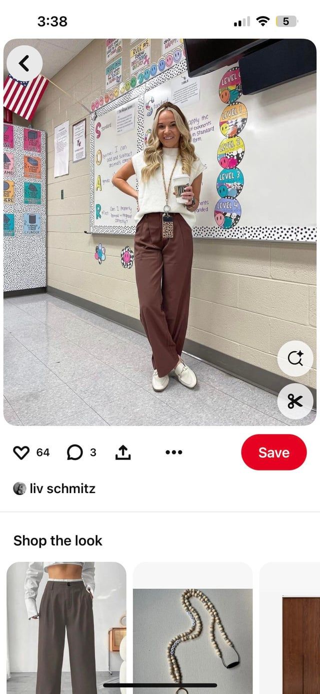 Modern Comfort: Mock Neck Top with Wide-Leg Trousers Modern Comfort: Mock Neck Top with Wide-Leg Trousers — Substitute Teacher Outfits