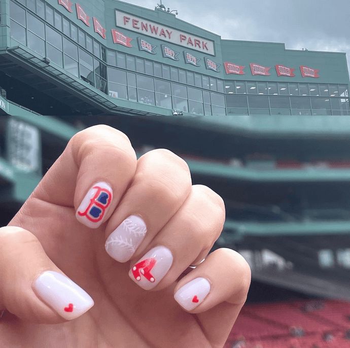 Game Day Baseball Season Visual Idea Game Day Baseball Season Visual Idea — Baseball Mom Nails
