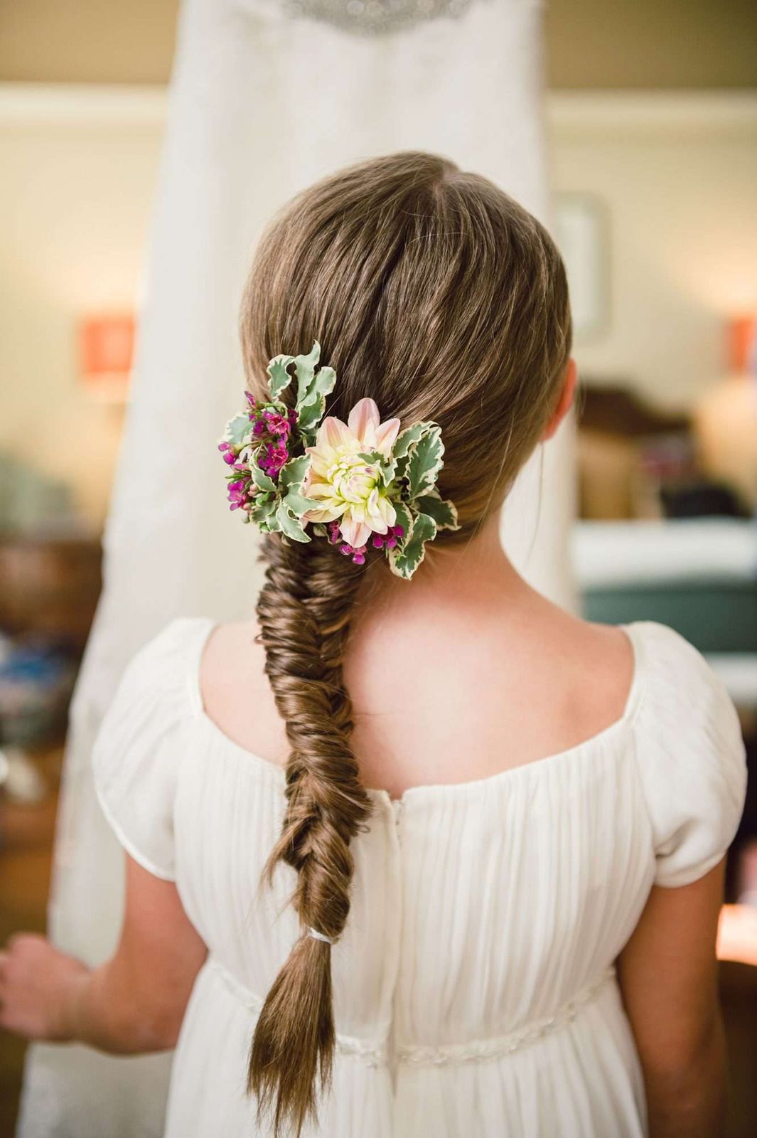 Mid-Back Visual Idea Mid-Back Visual Idea — Flower Girl Hairstyles