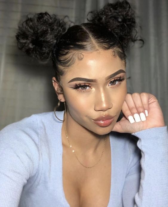 Shoulder Length Visual Idea — Baby Hairs
