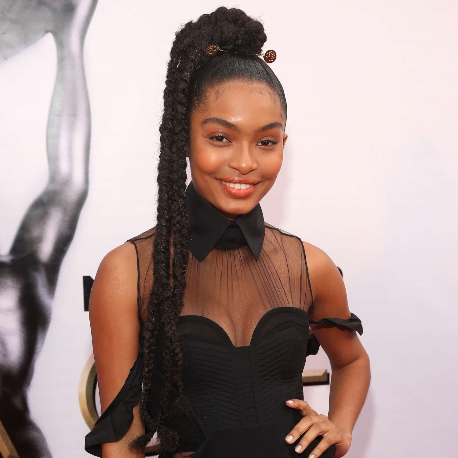 Mid-Back Long Thick Braided Ponytail — Braided High Ponytail