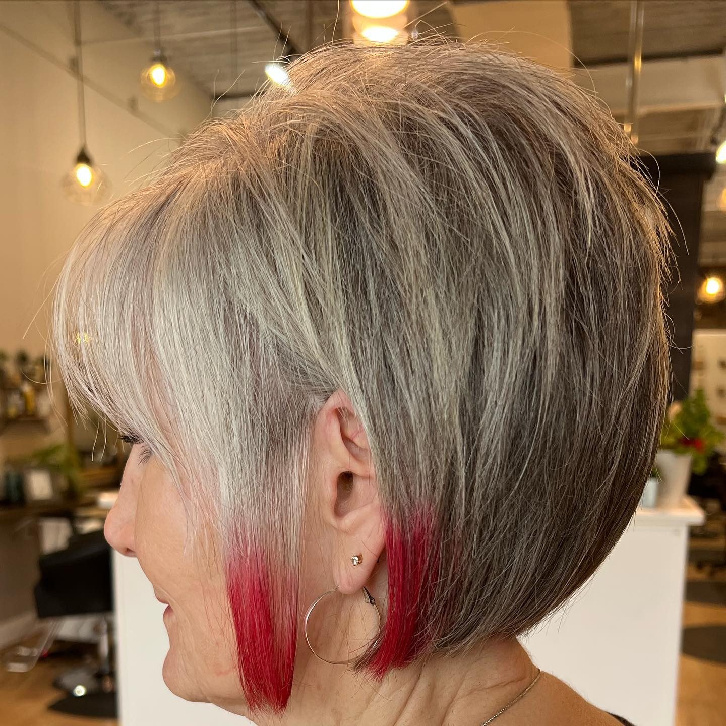 Visual Idea — Haircuts for Women Over 50 with Glasses