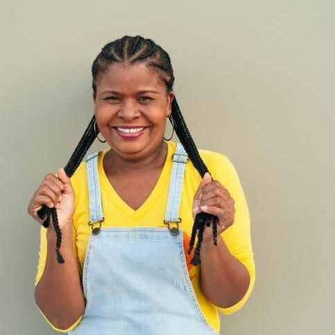 Playful Braided Pigtails to Mid-Back Playful Braided Pigtails to Mid-Back — Braids Over 50