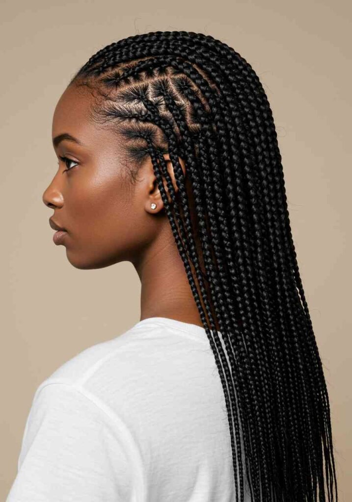 Long Uniform Stitch Braids
