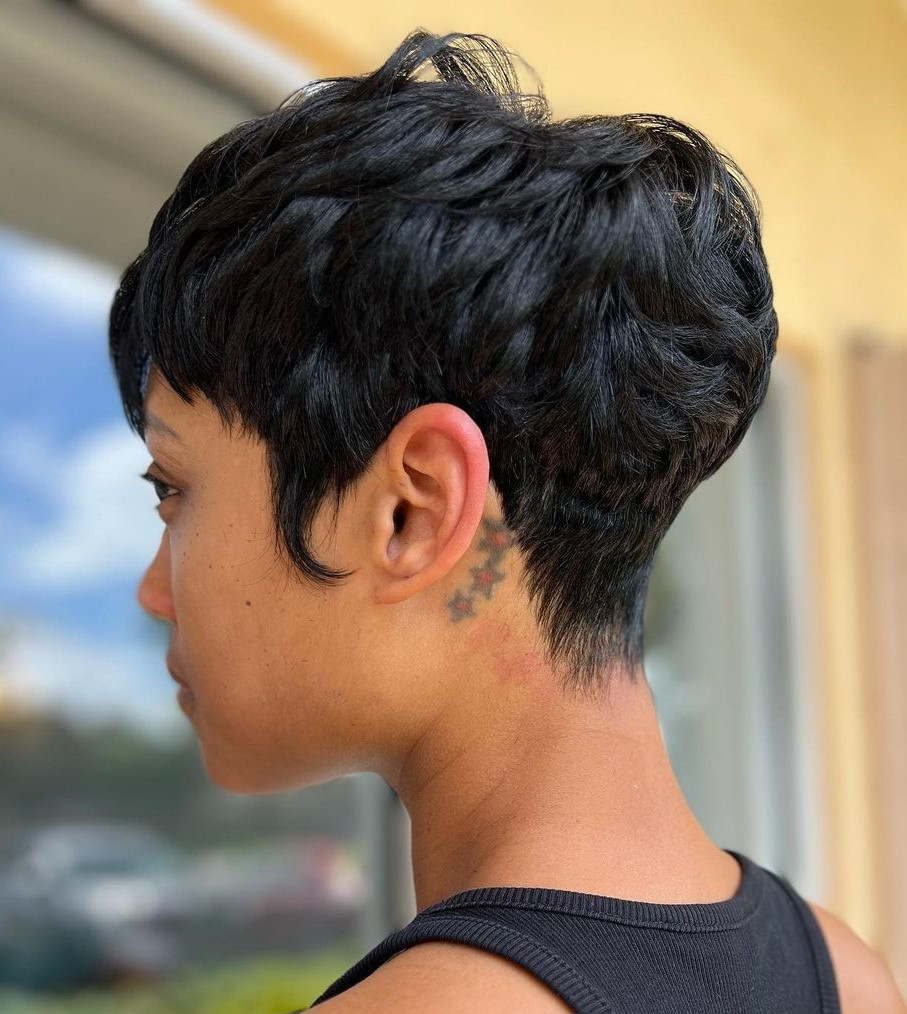 Layered Pixie Blowout Layered Pixie Blowout — Relaxed Hairstyles