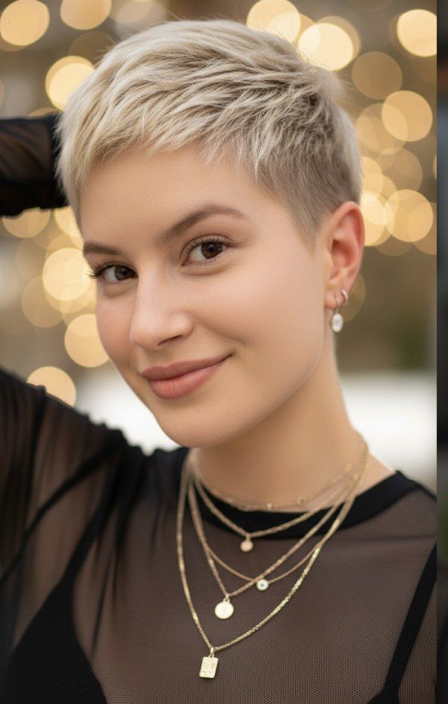 Ear Length Visual Idea — Very Short Haircuts