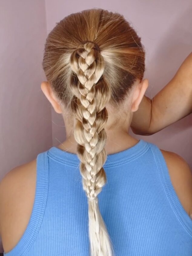 Thick Blonde Fishtail Braid Thick Blonde Fishtail Braid — School Hairstyles