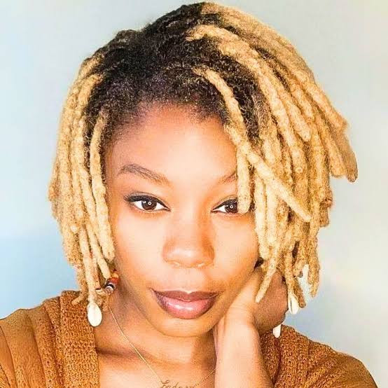 Honey Blonde Collarbone Locs — Loc Colors