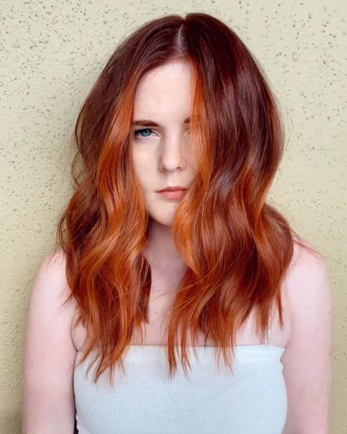 Dark Red With Copper Undertones Visual Idea Dark Red With Copper Undertones Visual Idea — Natural Red Hair