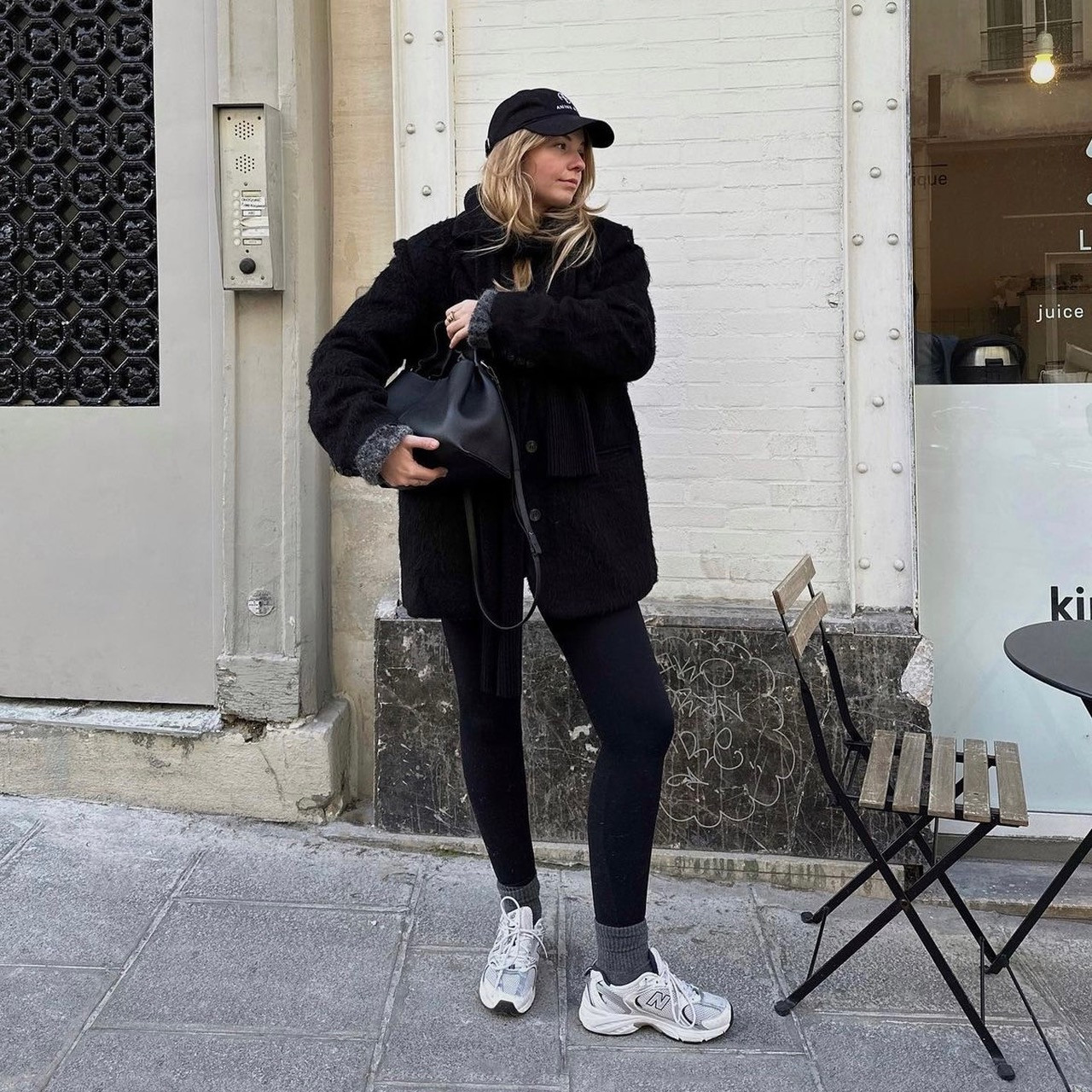 Textured Jacket and Leggings for Comfortable Athleisure Style Textured Jacket and Leggings for Comfortable Athleisure Style — Sporty Chic Outfits