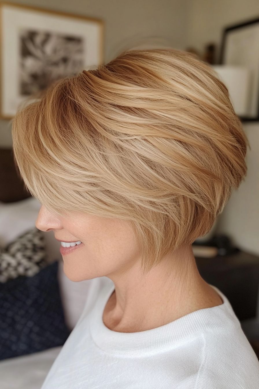 Golden Blonde Visual Idea Golden Blonde Visual Idea — Haircuts for Women Over 40