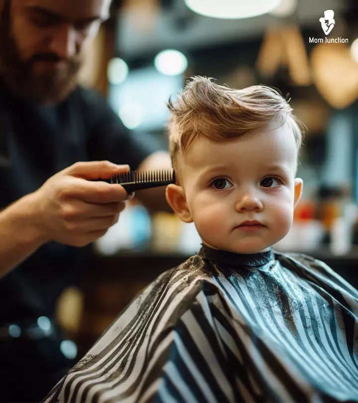 Textured Spiked Top With Faded Sides — Toddler Boy Haircuts