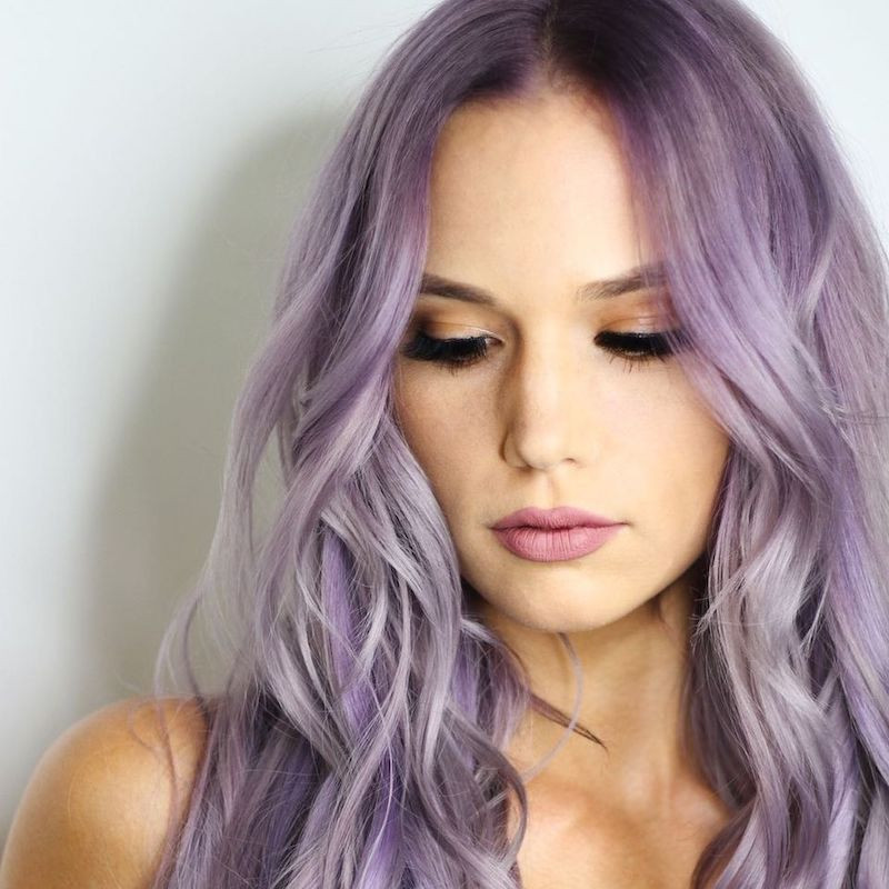 Mid-Back Visual Idea Mid-Back Visual Idea — Lavender Hair
