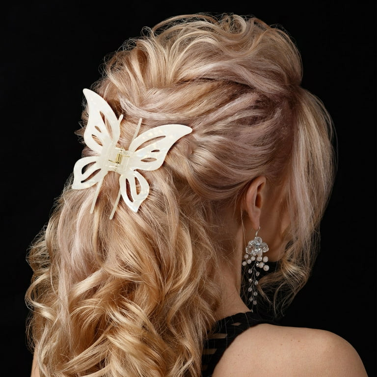 Medium Brown Visual Idea Medium Brown Visual Idea — Butterfly Clip Hairstyles