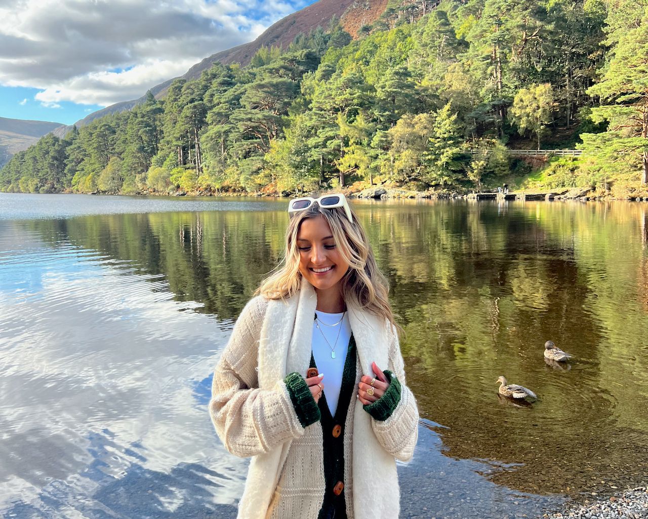 Cozy Textured Cardigan for Autumnal Outings — Ireland Outfits
