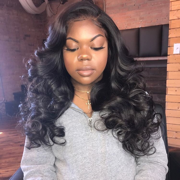 Voluminous Shoulder Length Curls Voluminous Shoulder Length Curls — Frontal Sew In