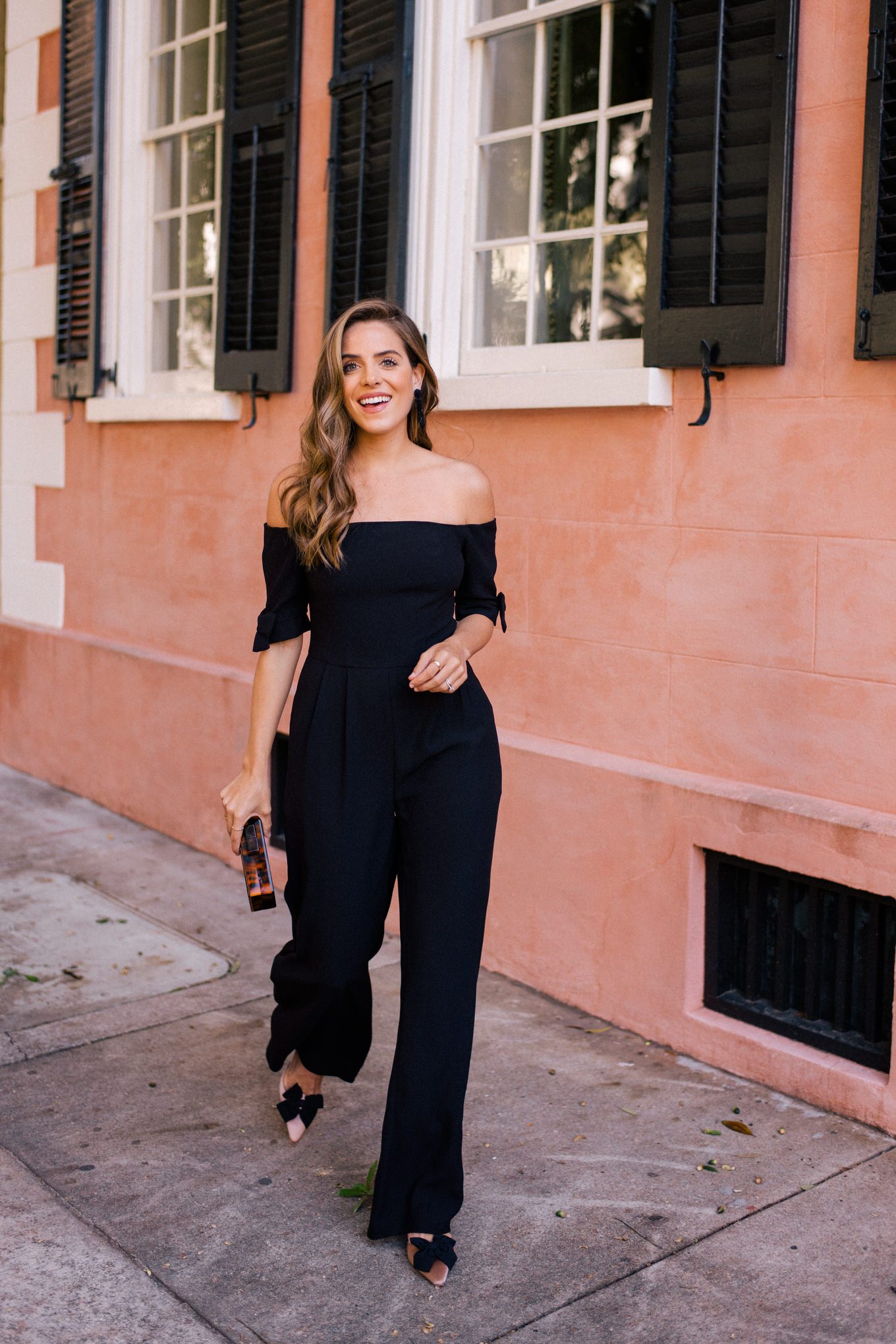 Cocktail Hour Chic: Ruffled Neckline Jumpsuit for Formal Affairs — Jumpsuit Outfits