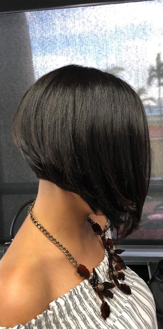 Dark Brown Visual Idea Dark Brown Visual Idea — Inverted Bob