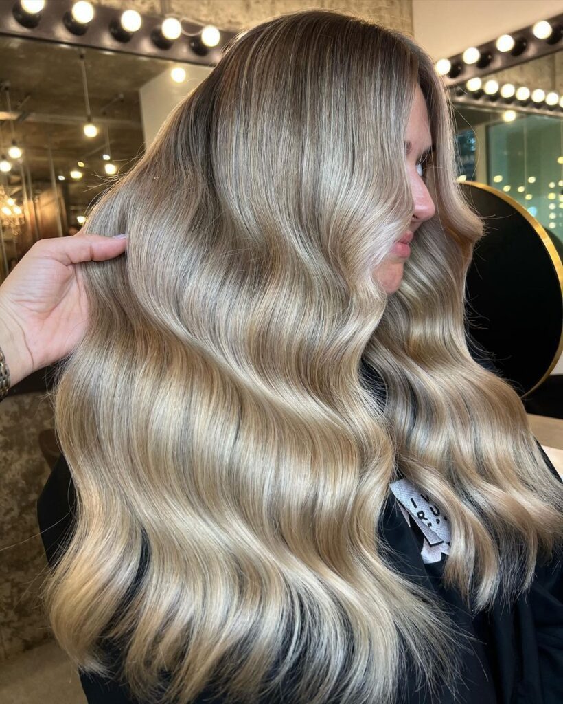 Beige Blonde Balayage Visual Idea