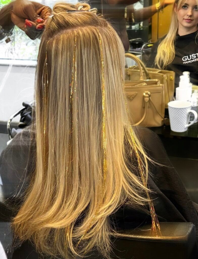 Shoulder-Length Visual Idea — Hair Tinsel