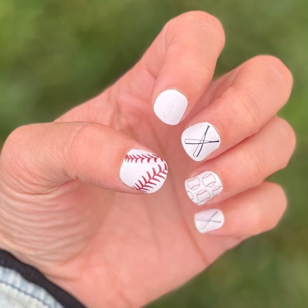 Sports Casual Visual Idea Sports Casual Visual Idea — Softball Mom Nails
