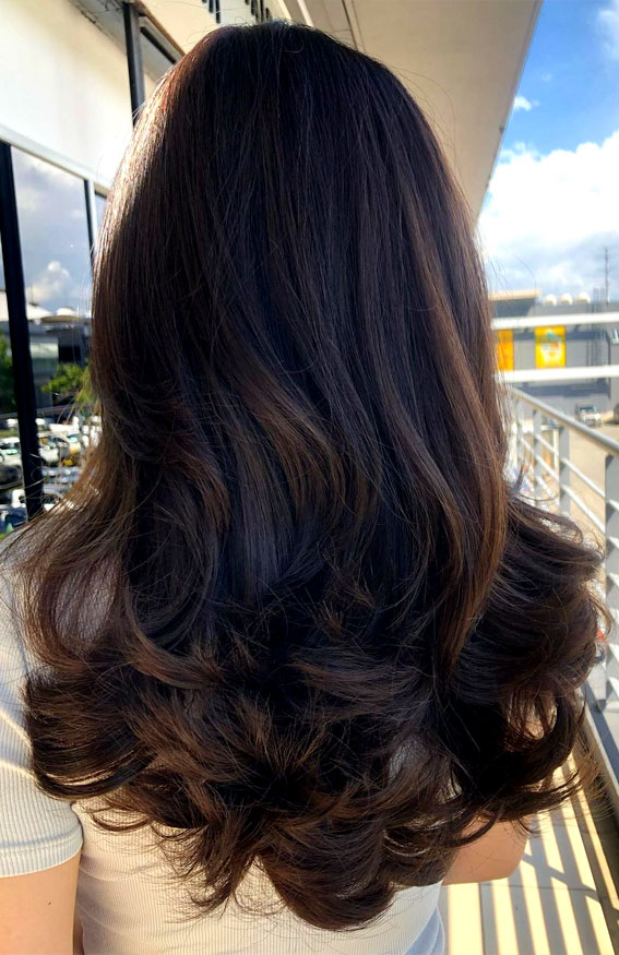 Voluminous Layered Butterfly Curls — Butterfly Haircut Long Hair
