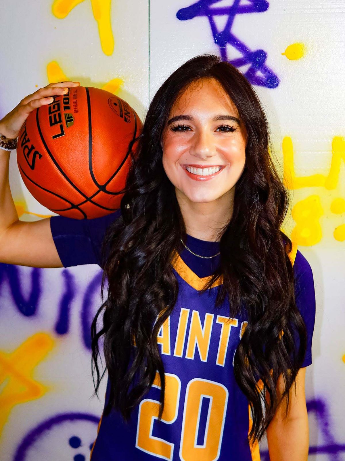 Air-Dried Loose Waves With Basketball Prop — Basketball Hairstyles