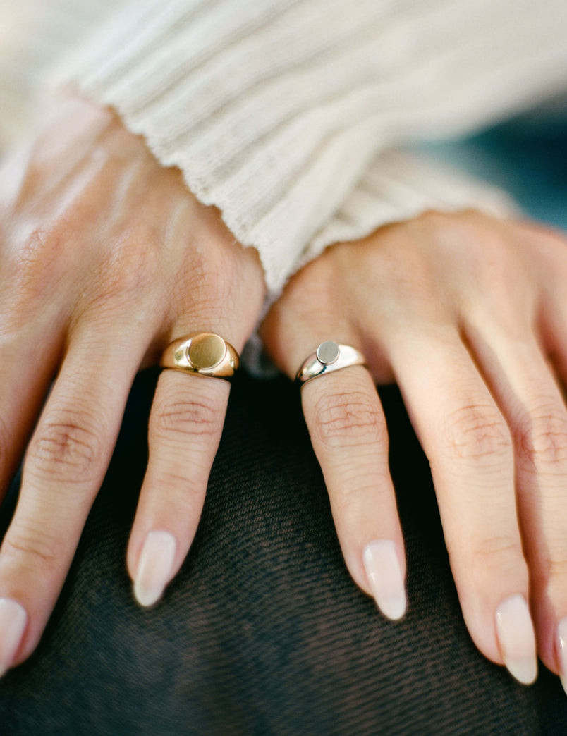 Not Visible Outfit Idea Not Visible Outfit Idea — Signet Rings