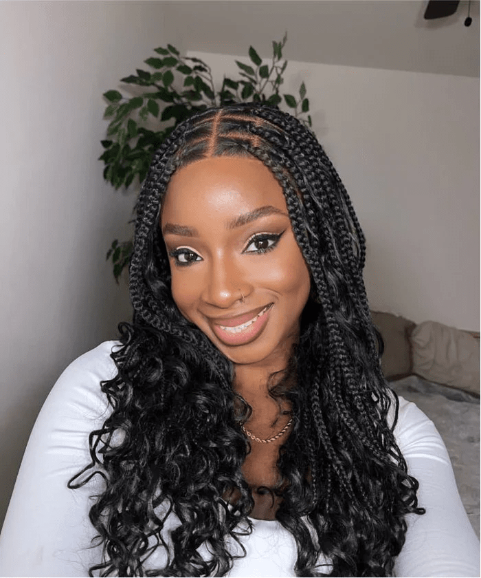 Neat Uniform Box Braids — Braids for Long Hair