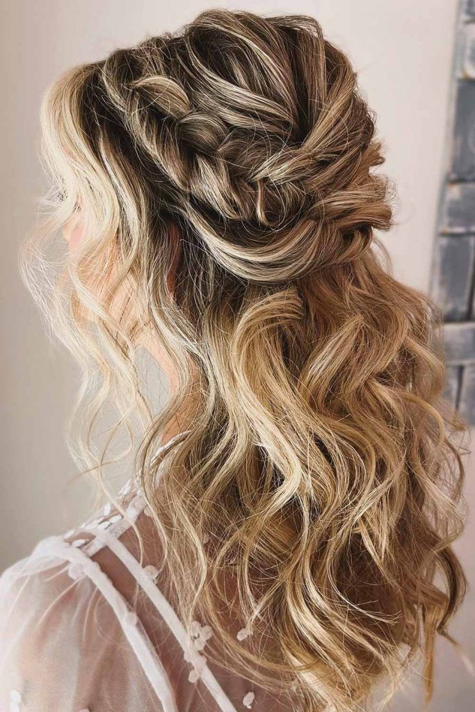 Ash Blonde Balayage Braided Updo Ash Blonde Balayage Braided Updo — Homecoming Hairstyles