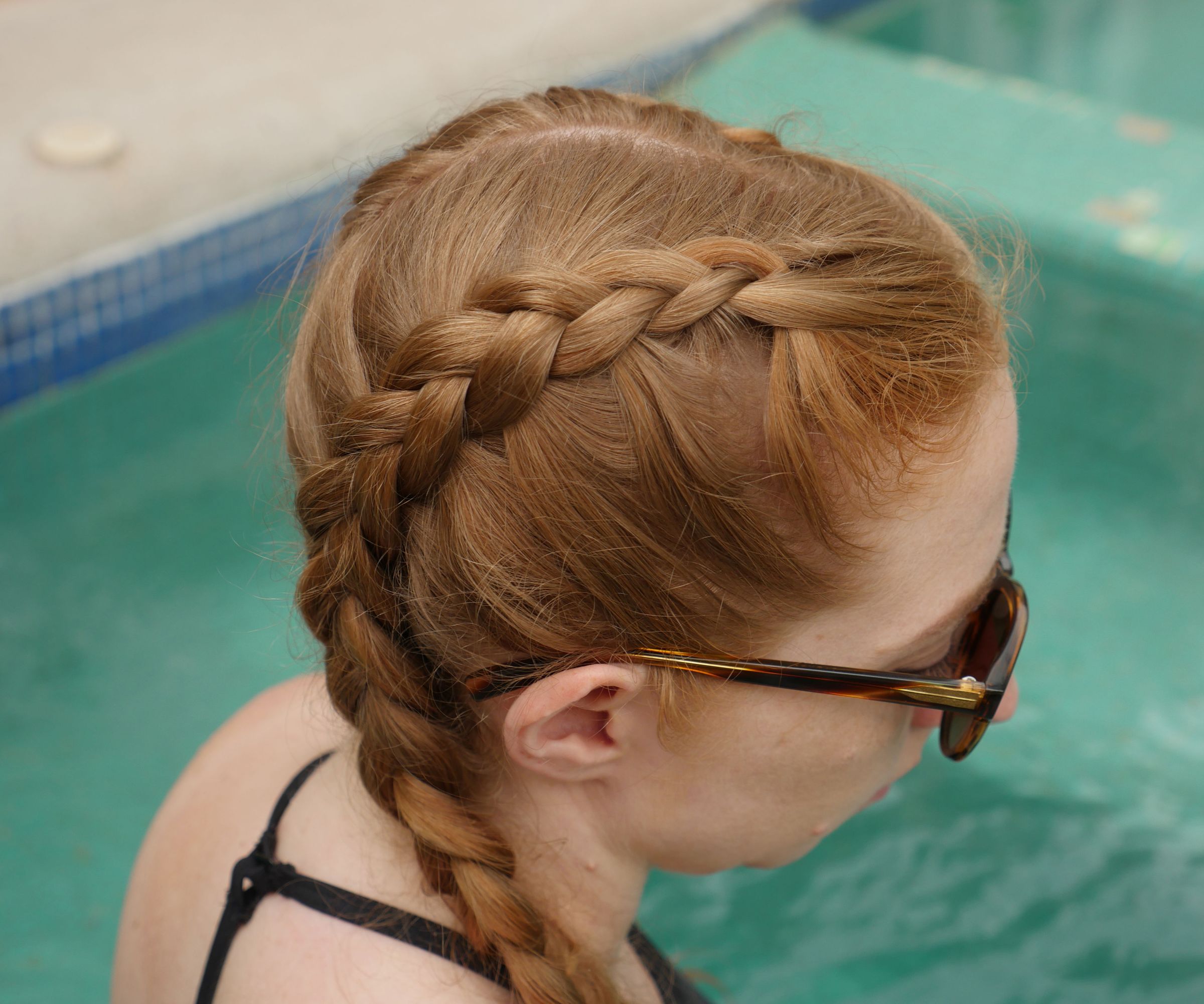 Geometric Braids In Dark Brown — Two Braids