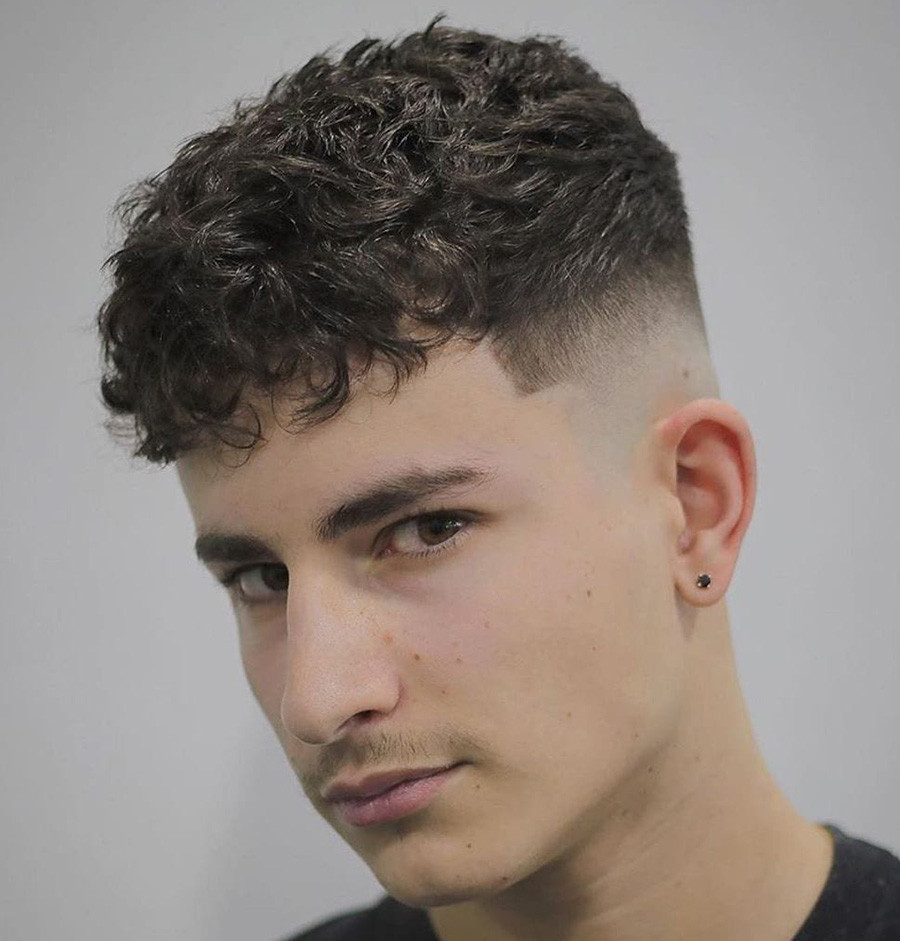 Short On Top Faded On Sides Visual Idea — Crew Cut