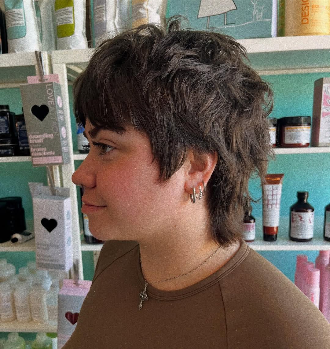 Pixie Mullet with Choppy Texture — Mullet Haircuts for Women