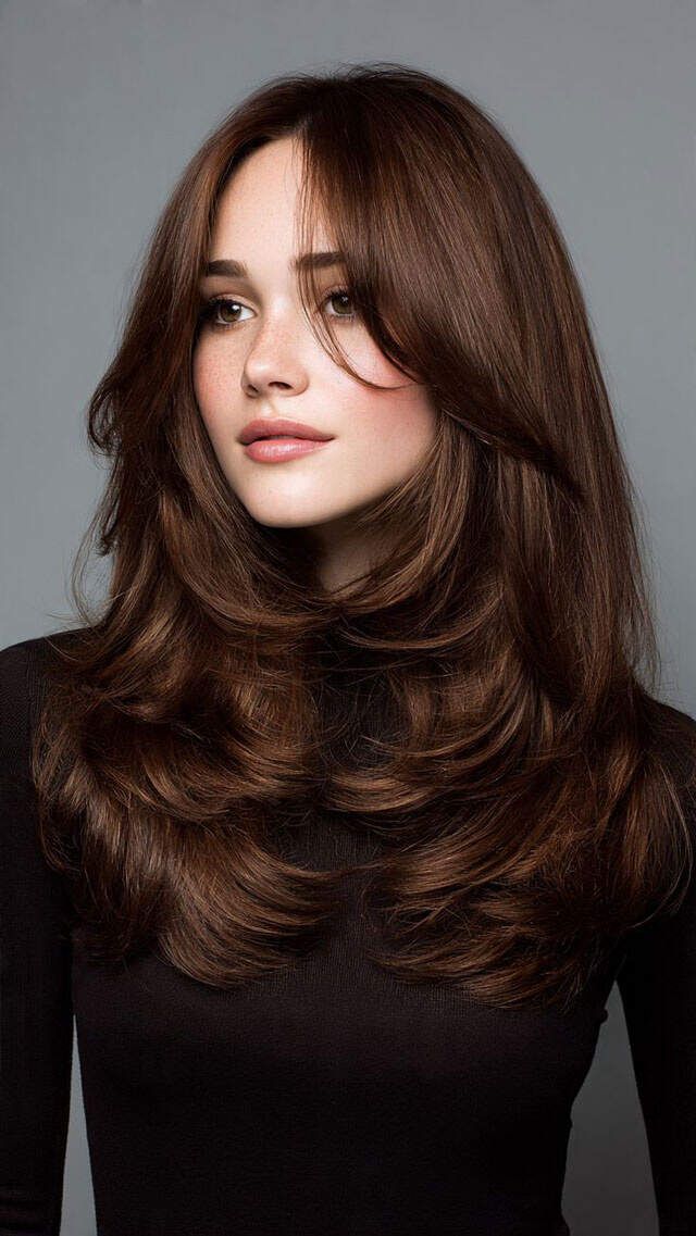 Mid-Back Hair With Face-Framing Layers — Haircuts for Wavy Hair