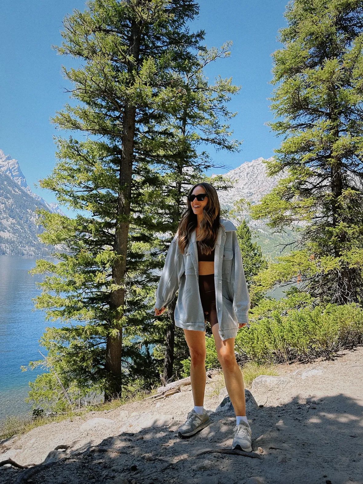 Oversized Button-Down for Lakeside Hiking Comfort — Lake Outfits