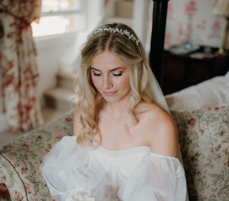Shoulder Visual Idea — Wedding Hair Down