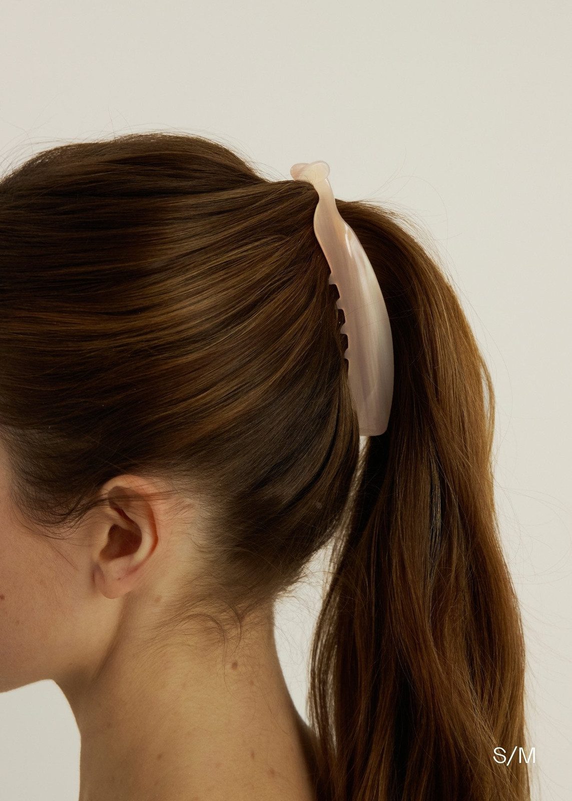 Sleek Dark Brown High Ponytail Sleek Dark Brown High Ponytail — Banana Clip Hairstyles