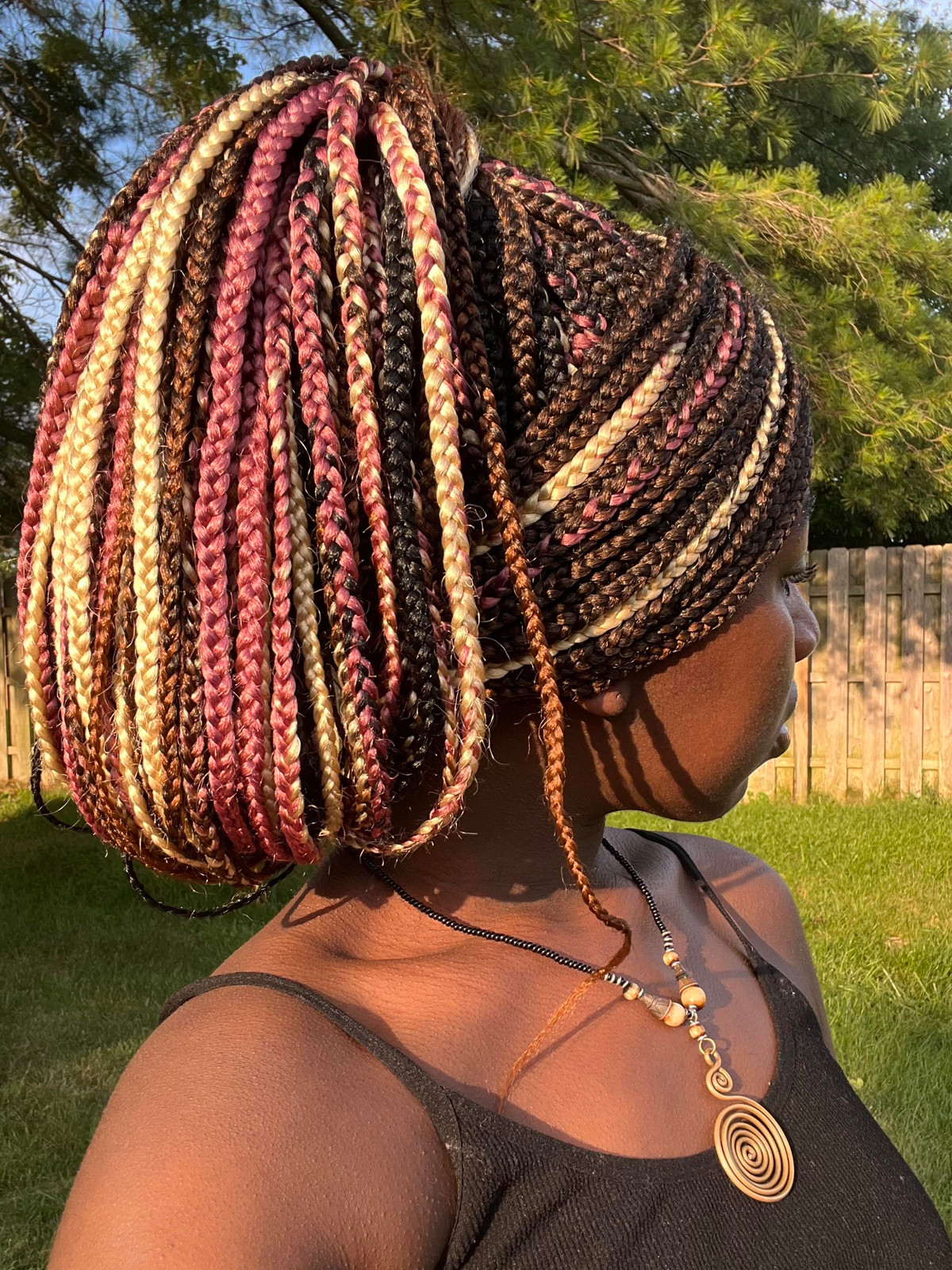 Braided Updo With Multi-Tonal Strands — Neapolitan Hair
