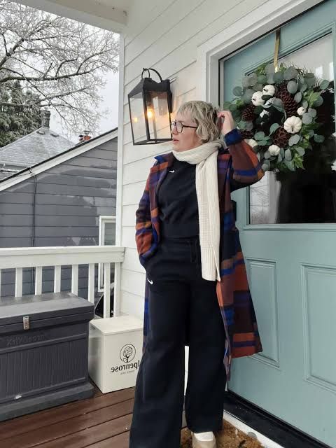 Cozy Plaid Coat and Loafers for Winter Comfort Cozy Plaid Coat and Loafers for Winter Comfort — Portland Outfits