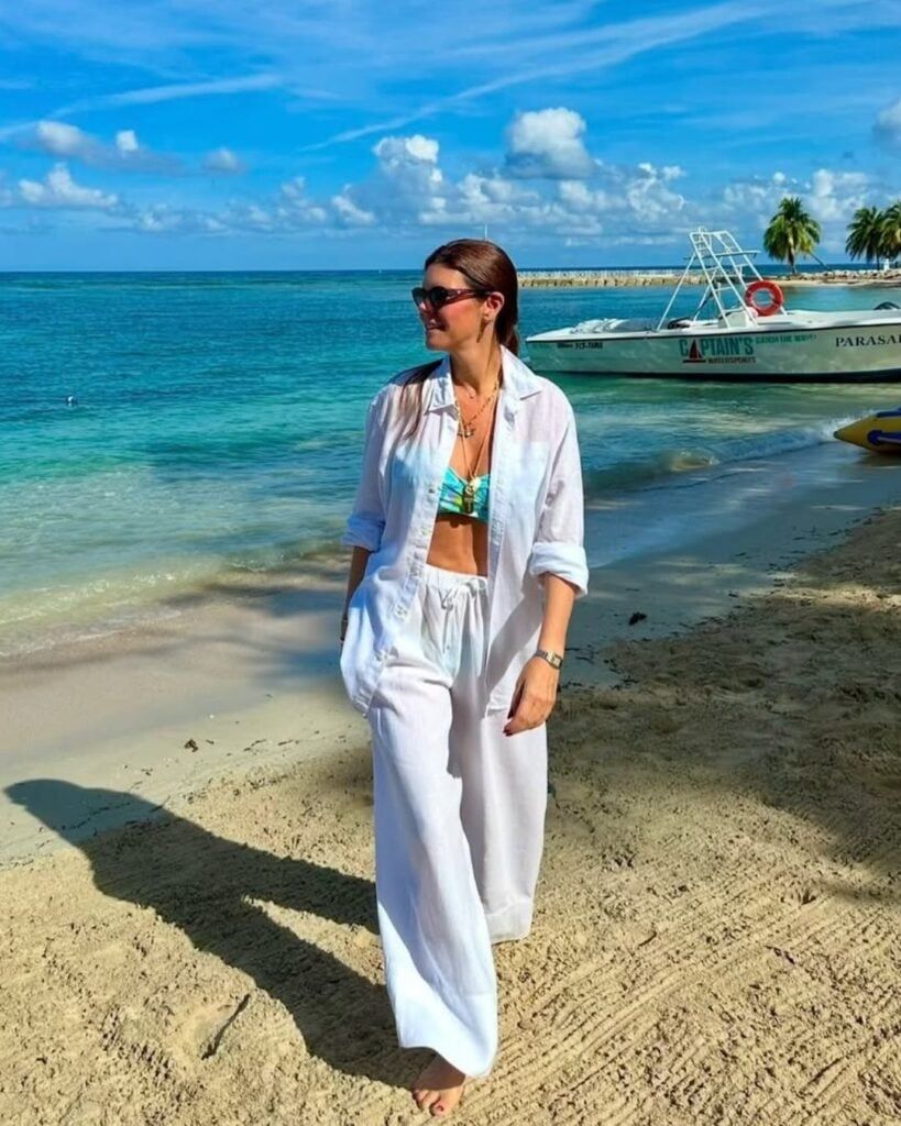 Relaxed Linen Set for Effortless Beach Vacation Style — Jamaica Outfits