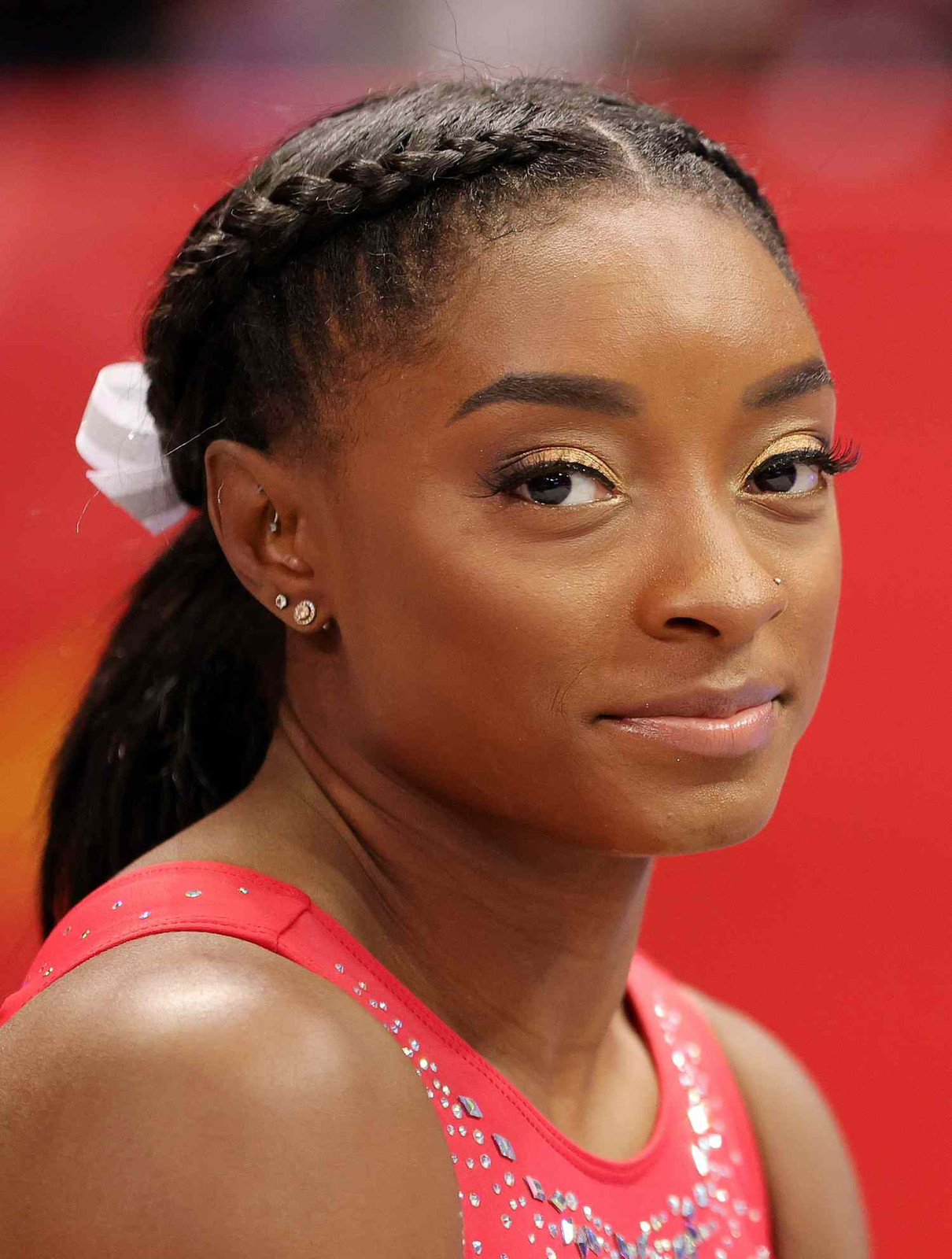 Shoulder-Length Braid into Ponytail — Gymnastics Hairstyles