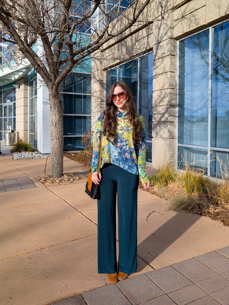Abstract Prints and Wide-Leg Comfort Abstract Prints and Wide-Leg Comfort — Denver Outfits
