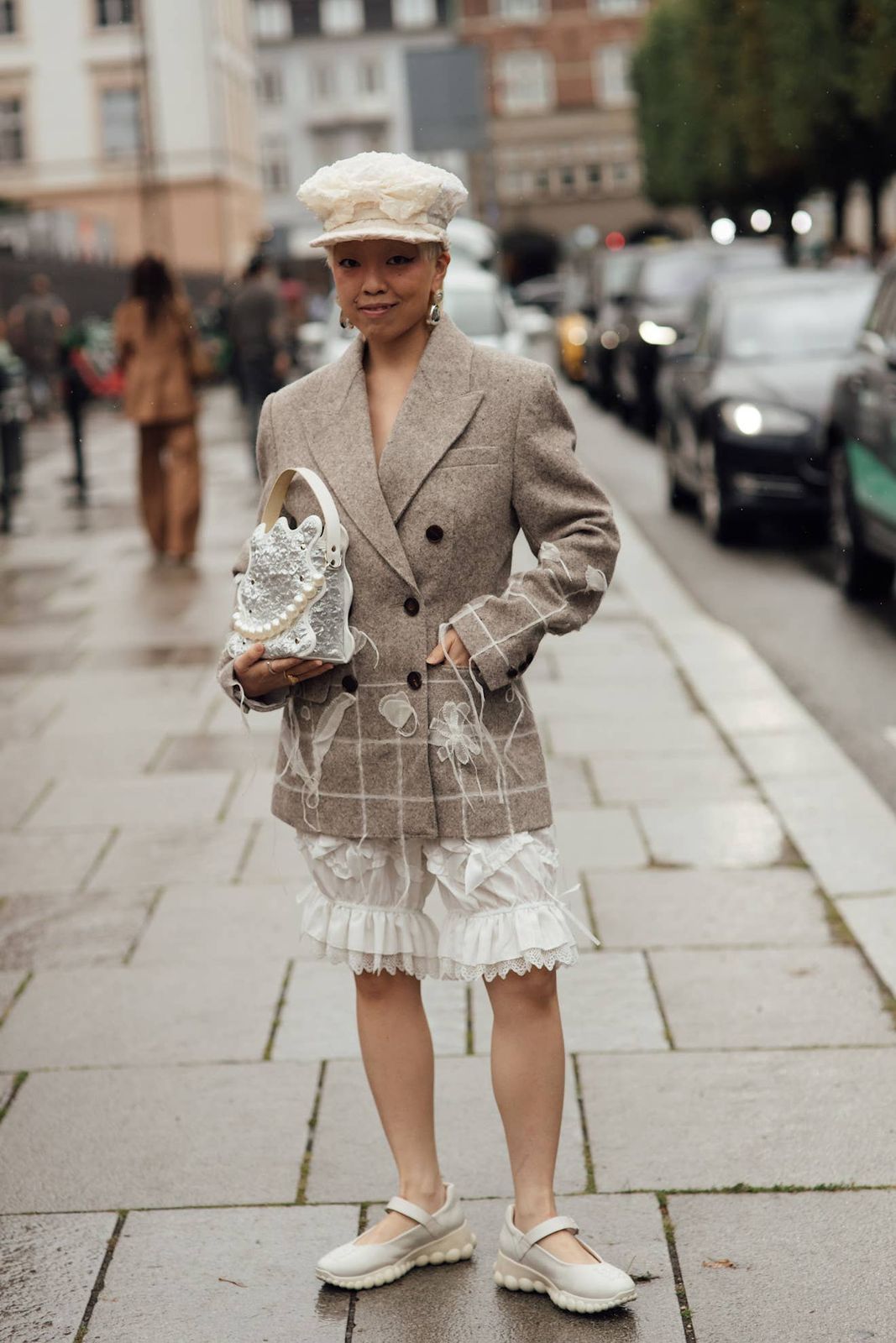Avant-Garde Blazer with Feather and Fringe Details Avant-Garde Blazer with Feather and Fringe Details — Copenhagen Outfits